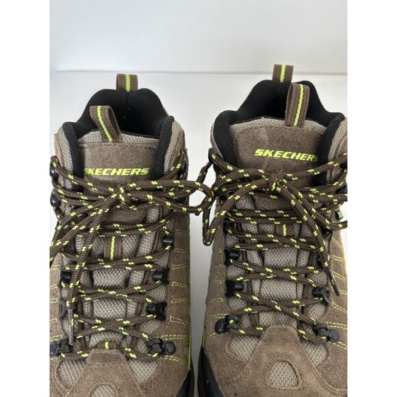 Skechers Boots Women’s 7.5 Brown Steel Toe Work Hiking Utilitarian Trail Style - Picture 11 of 12